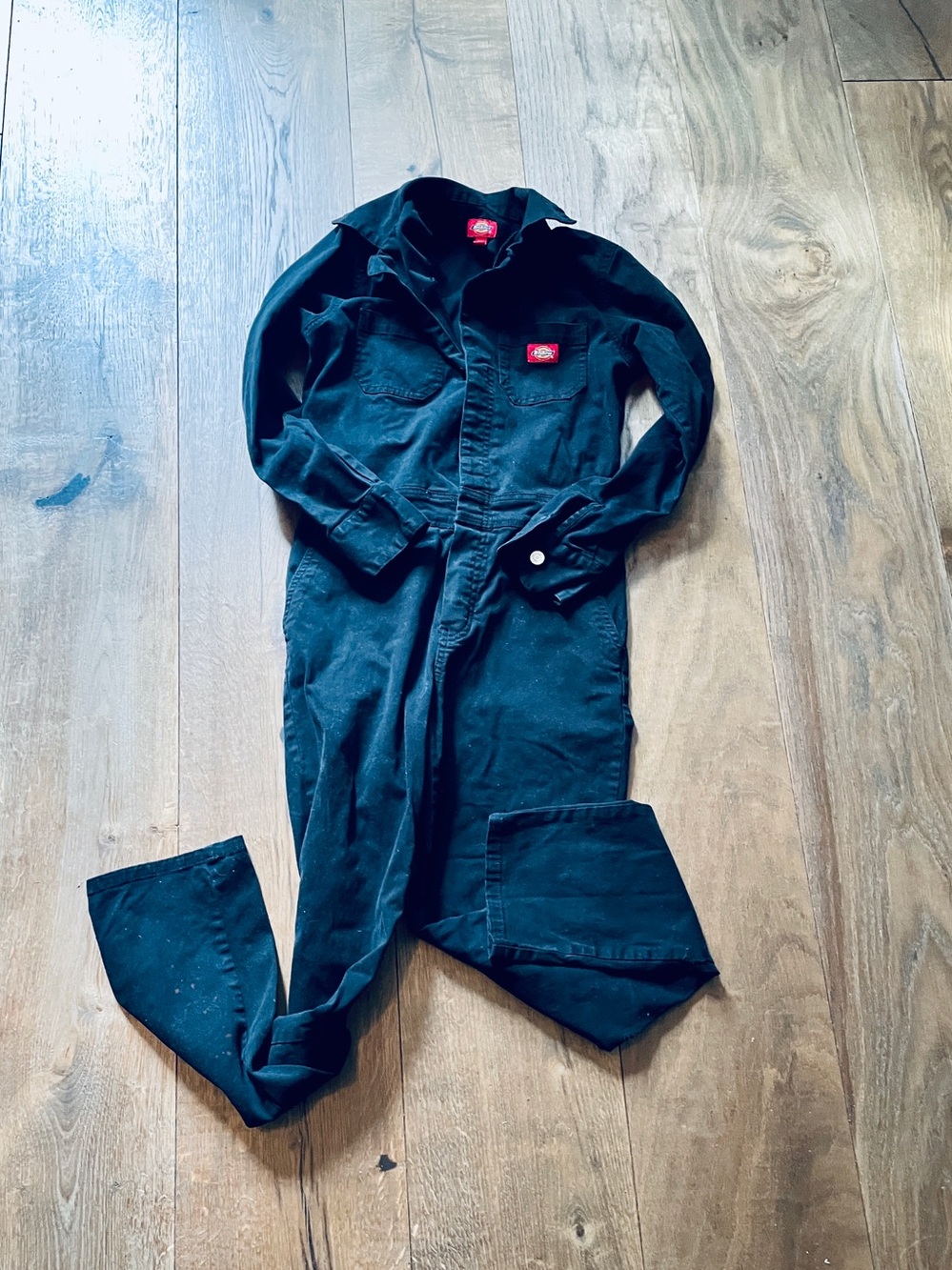 Dickies Black Women's Utility Coverall Jumpsuit M: Preloved